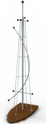 Floor coat rack "Sailboat"