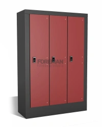 Cupboard made of laminated plastic HPL