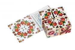 Russian Patterns" Cubes (4 pieces) Item No. 3333-8