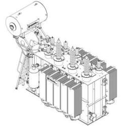 Power oil type transformer TMN-2500/110 U1,UHL1,XL1
