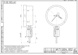Bimetallic thermometer TBf-226 IP54 100 RSH