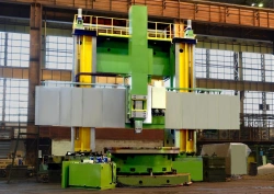 Double-column lathe-carousel machine of model 1M540F4 (CNC) and its modifications