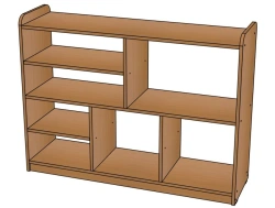 Shelving unit "K-1" from the set "Fortress" / SZh68