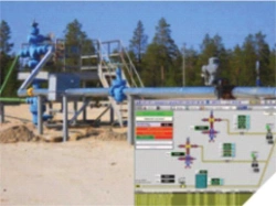 System of control and management of gas well pads