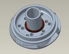 FBH Working Wheel, Dispersing, DN5-21, 0.68 inch shaft, Niresist / IMPELLER: FBH, AGH, DN5-21, .68, NI-RST Article ID: 101518692