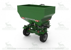 Mineral fertiliser spreader RMU-2000-P/1 "Leader"