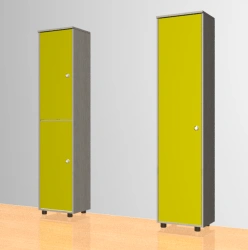 Plastic cupboard for changing rooms SKR