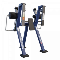 Standing chest press with variable load