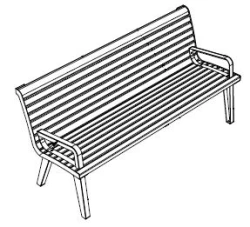 Bench, article 10043