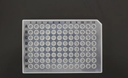 Non-sterile plate for PCR-diagnostics according to TU 32.50.50-011-48072026-2022, variants of execution: 96-well PCR plate with