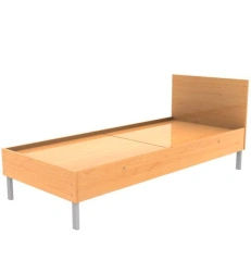Single bed on metal frame (KM9)