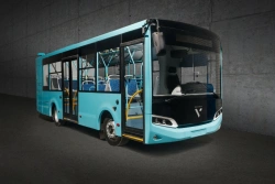 VOLGABUS bus VOLGABUS type 4298 modification 4298G4 (CNG) with tachograph "SHTRICH-TaxoRUS" SM 100.42.00.00.14 with GPS modem