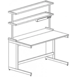 Wooden wall table