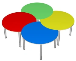 Table "Luna" on legs, article no. 17622