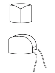 Cap for protection against general industrial pollution (lightweight), model "CSHF".