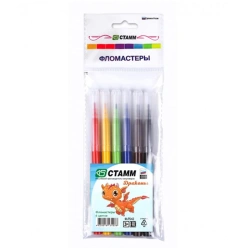 Markers "Dragons", 06 colours, washable, packet, Europodweight