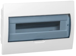Plastic modular enclosure for recessed switchboard of KREPTA 3 series