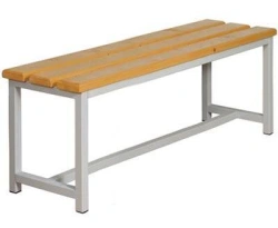 Locker room bench on metal frame, "ELTI" series