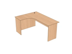 Corner ergonomic table 1604/504*1204/604*740 mm ASUE-16