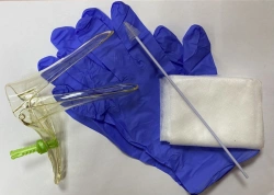 Set of gynaecological articles for taking cervical and vaginal secretions disposable sterile "Femina®" with mirror "Zolot