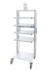 Mobile rack with accessories with two columns SP2-07-"PHOTEK"