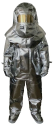 Special protective clothing of firefighter against increased thermal effects of semi-heavy type. Set of heat-reflective clothing
