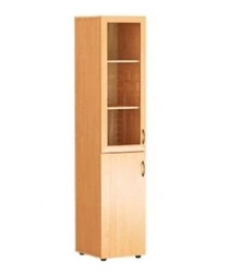 Document cabinet with glass in MDF frame