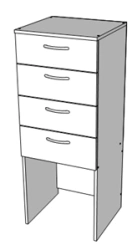 Cupboard for reading forms
