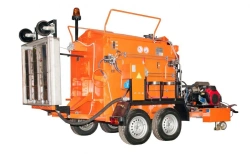 Installation for patching asphalt concrete pavements by local thermoregeneration Bastion UYAR