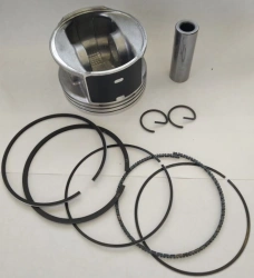Piston with piston pin, with piston and retaining rings Set 523000.1004018-10-BR/01