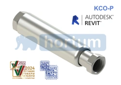 KSO-P - compensator with single-layer bellows for heating and water supply systems with inner stainless steel shield in protecti