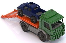Special equipment: Tow truck with a car