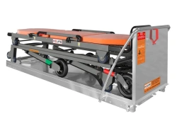 Set of means of placing-moving of patients for application in emergency medical service and hospital transport.