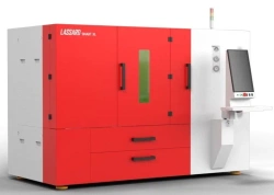 Laser cutting machine of SMART XL model with power from 150 to 3000 W, with a working field of 1300x1000 mm.
