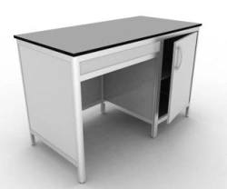 Single-desk medical table with a door (Art. SL-001)