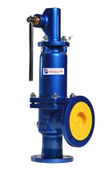Spring loaded full lift safety relief valve, type KSP; DN 25-200; PN 16-63