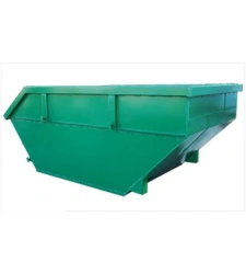Metal container for collection and temporary storage of solid municipal (household) waste