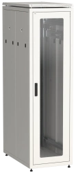 LN35-47U61-G ITK Network cabinet 19" LINEA N 47U 600x1000mm glass front door grey