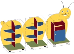 Wall "Caterpillar" art.S.06.74