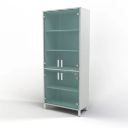 Filing cabinet with glass Model: SHD-3 of "Edelwood" trade mark