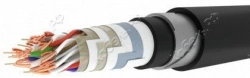 Cables for signalling and interlocking with polyethylene insulation, with water-blocking materials (WB), in PE sheath, armoured.