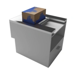 Barrier for receiving parcels C+