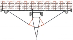Heavy spring harrow BTP-18