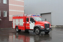 Fire tanker AC-(1,0-3,0)-?, type 58811, modification 58811B, on chassis GAZ-C42R33.