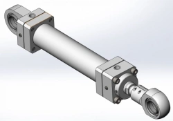 Guide vane drive servo motor