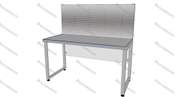 Process table B2 400-2500x400-1200x650-950mm(WxHxH)