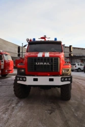 Foam extinguishing fire fighting vehicle APT 8,0-40 (5557), on chassis Ural 5557-6151-70, 5557-6151-72, 5557-6151-74, 5557-6151-