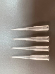 Polymer tip non-sterile disposable to pipette pipettes 200 µl. in a package of 1000 pcs.