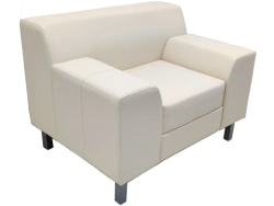 Upholstered armchair. Model: Sela.