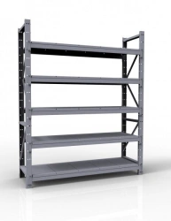 Racks of medium-load series SGR (height - 500-5000 mm, width - 500-2500 mm, depth - 250-1200 mm)